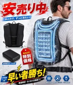 冷却ベスト 最大-20℃冷却 10000mAhバッテリー付属 36時間連続稼働