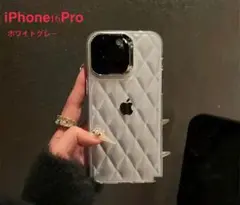 【新品未使用】スマホケース グレー iPhone16pro