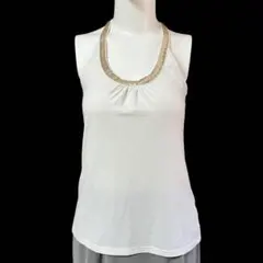 タンクトップ　キャミソール　スパンコール