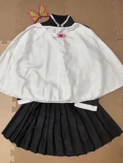 鬼滅の刃 栗花落カナヲ コスプレ　140 髪飾り付き　ハロウィン