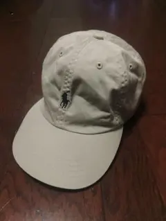 Ralph Lauren　キャップ　ベージュ　ネイビー　古着　90S
