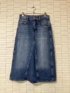 ZARA ガールデニムロングスカート 13-14 164