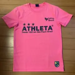 ATHLETA ピンク サッカーシャツ　S