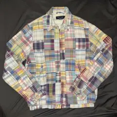 名作 90s polo golf パッチワークジャケットのサムネイル