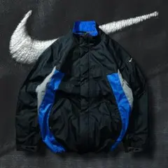 00s NIKE パフジャケット 中綿 流線形 clima-fit y2k