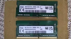 SK hynix 4GB DDR4 3200MHz 2枚セット8GBメモリ