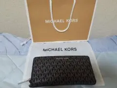 MICHAEL KORS MKロゴ 長財布 ブラック