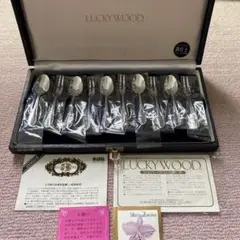 【未使用品】ラッキーウッド　カトラリー　25P シルバー　フォーク　スプーン 71vjaLw3vKL._UF350,350_QL50_.jpg