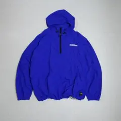 90s- エルエルビーン アノラックパーカー 三角タグ ハーフジップ 企業刺繍