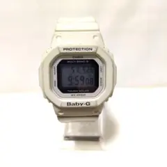 CASIO Baby-G 腕時計 ホワイト ソーラー - メルカリ