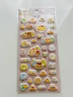 すみっコぐらし ふにふにシール たぬきのまんまるレストラン ぷっくりシール