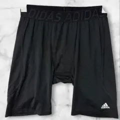 アディダス スポーツタイツ ショート丈 レギンス ストレート S 黒 運動