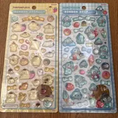 ボンボンドロップシールサンリオ　ハンギョドン　ポムポムプリン