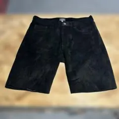 BEAMS ビームス レザーショーツ カウレザー 牛革 ブラック メンズ M