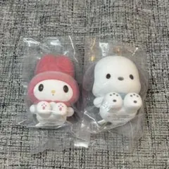 サンリオキャラクターズ ぬいっぽコット ガチャ　マイメロディー　ポチャッコ