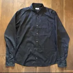 archive dries van noten 本人期 長袖黒シャツ 古着 48のサムネイル