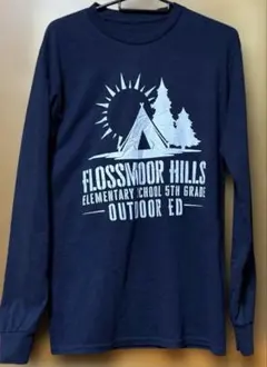 Flossmoor Hills 長袖カットソー ネイビーのサムネイル