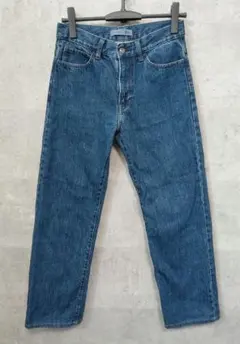 UNIQLO ストレートジーンズ JWA 23サイズ 67BLUE 補正あり