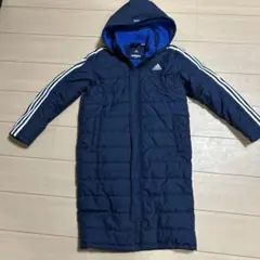 adidas ネイビー ベンチコート 150