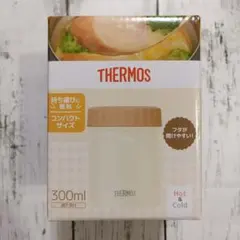 サーモス☆真空断熱スープジャー　300ml☆クリームホワイト！
