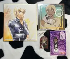 名探偵コナン　安室透　色紙　シール 灰原哀　アクスタ