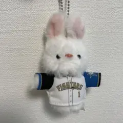 未使用　日本ハムファイターズ 干支マスコットうさぎ　キーホルダー