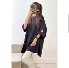 半袖 Tシャツ ブラック オーバーサイズ