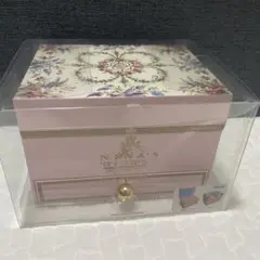 青木美沙子　ニナス　ミラー付き小物BOX ホワイト　しまむら
