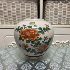九谷焼♢加賀♢花瓶♢高さ約１８センチ♢長期的保管品のサムネイル