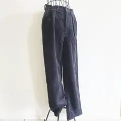 ポロバイラルフローレン POLO ワイドパンツ 紺 コーデュロイ カジュアル