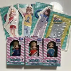 リカちゃん セーラーズ セブンイレブン　一番くじ ぷちリカちゃん クリアポーチ他