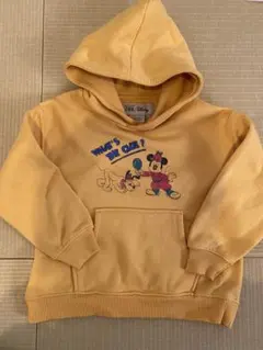 美品 ZARA x Disney ミッキー ミニー パーカー 104センチ