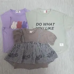 子供服　Tシャツ3点セット　100cm 女の子のサムネイル