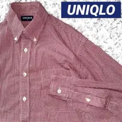 《90s OLD UNIQLO》gingham check S longユニクロ