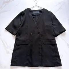 美品✨ジャーナルスタンダード アイアスストレッチハーフスリーブジャケット Fのサムネイル