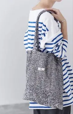 Uhr スパンコールトートバッグ シルバー