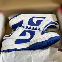 Nike Dunk Low Retro Racer Blue and