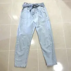 たるぎ様専用 【美品】ZARAザラ ウォッシュドレギュラージーンズ　ライトブルー