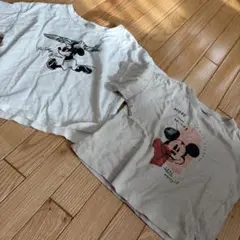ディズニー　ミッキー　Tシャツ　半袖　フタフタ futafua 100 110のサムネイル