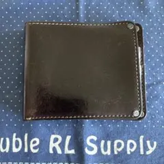 Double RL 二つ折りレザーウォレット イタリア製 貴重のサムネイル