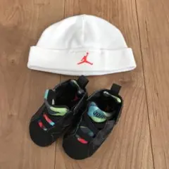 JORDAN 7 ベビーシューズ&ビーニー セット