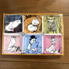 MOOMIN スクエア　5.5cm 小皿　日本製　6枚セットのサムネイル