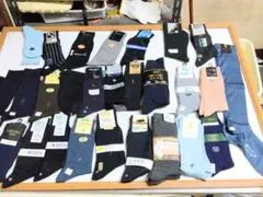 少し小さなサイズ　メンズソックス、ハイソックスまとめて30足★4621Mのサムネイル
