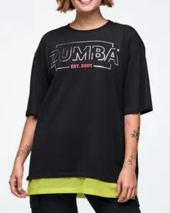2026新作　美品　正規品　ZUMBA/ズンバ　25周年　Tシャツ　黒・ブラック