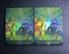 MTG Forest 森 初音ミク Secret Lair 2枚セット