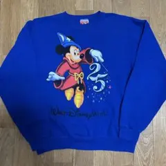 【Disney】 90s ディズニー ミッキースウェット25周年モデル USA製