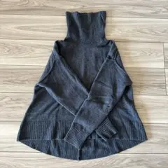 アーバンリサーチ　タートルネックニット 長袖 ポンチョニット　ペプラムニット