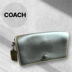コーチ　ショルダーバッグ　ポシェット　ポーチ　レディース　本革　チェーン
