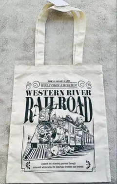 【大人気！】東京ディズニーランド ウェスタンリバー鉄道 トートバッグ