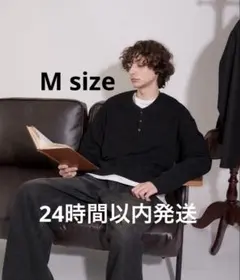 RegenGlanz ヘンリーネックスウェット ブラック　Mサイズ